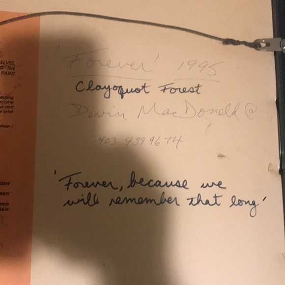 1995 Devin MacDonald art work pencil “Forever” Signed - Picture 2 of 7
